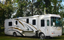 Motor Home Insurance Motorhome in Trees RV